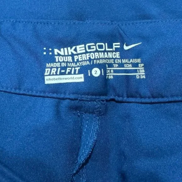 Nike Golf Blue Golf Athletic Skort Women’s 2 - Picture 3 of 4